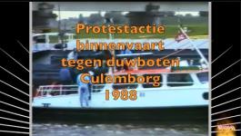 Embedded thumbnail for protestactie binnenvaart tegen duwboten Culemborg 1988